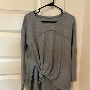 Lululemon Women's Light Blue Grey Longsleeve Top